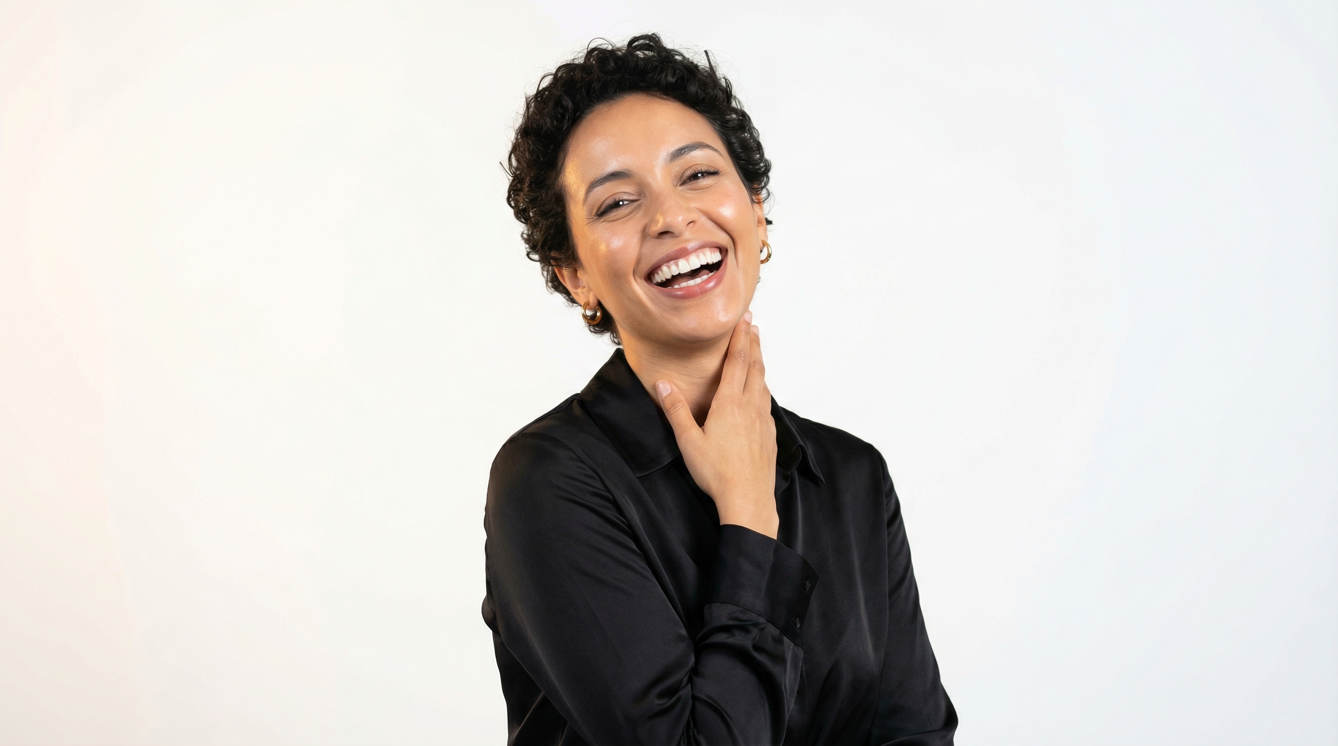 Patiente souriante au Clinique Dentaire Targa Marrakech, Marrakech